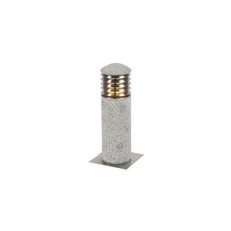 QAZQA Modern Standing Outdoor Lamp Granite 40 cm - Happy