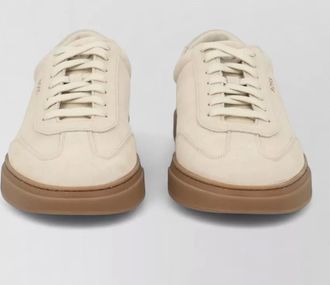 HUGO BOSS leather low-top sneakers