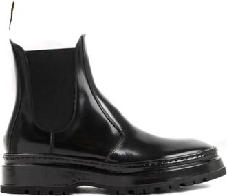Jacquemus Chelsea Boots, male, Black, Size: 8 US Stylish Booties for Fashionable Looks