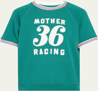 Mother The Short-Sleeve Sport Concert Sweatshirt
