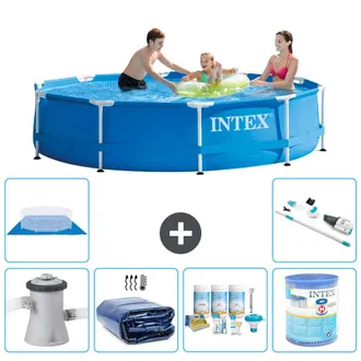 Intex Piscina Con Estructura Redonda - 305x76 Cm - 8-piezas S41687