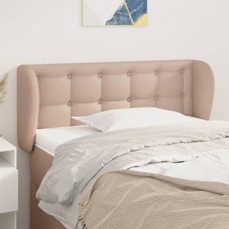 vidaXL Cabecero De Cuero Sint&eacute;tico Color Capuchino 103x23x78/88 Cm Vidaxl