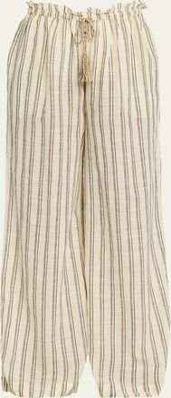 Ulla Johnson Josephine Stripe Coverup Pants