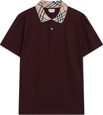 Burberry Hombre, Camisetas, Rojo, Talla: S