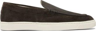 Brunello Cucinelli Schoenen, Heren, Bruin, 41 EU, Suède, Bruine Suède Loafers Stijlvol Comfort