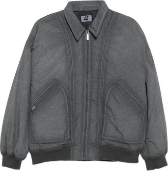 Izzue zip-up puffer jacket - Grey