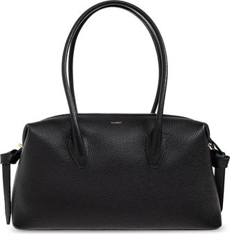 Yuzefi Schoudertas Brioche Duffle - Dames - Schoudertassen - Zwart - ONE Size - Leer - Tassen