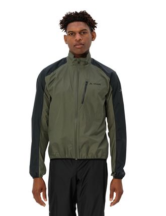 Vaude Fahrradjacke VAUDE MENS DROP JACKET III, Herren, Gr. XXL, gr&uuml;n (khaki), Obermaterial: 100% Polyester, normal, Jacken Fahrradjacke, mit Stehkragen, was