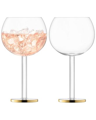 LSA International Lsa International Set Of 2 Luca Balloon Glass 19Oz