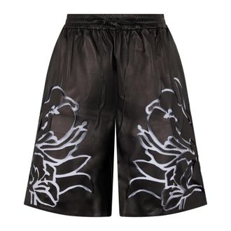 Valentino Garavani Kniehoge Shorts - Dames - Korte Broeken - Zwart - XL - Korte Broeken