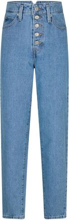 Levi's Womens Levis Notch Hw Mom in Kind Of Fun - Blue - Size 26W/27L