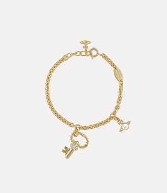 Vivienne Westwood Baya Bracelet Gold Silver / Cubic Zirconia Women