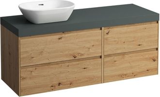 Laufen Laufen - Lani Encimera De Lavabo Gris Tr&aacute;fico Incl. Mueble Bajo, 1