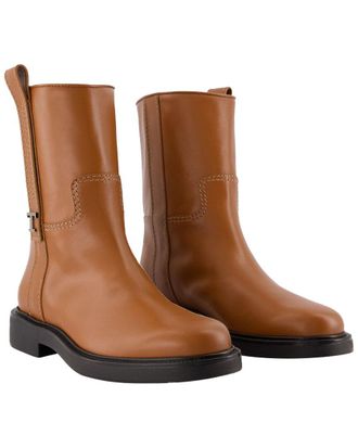 Tod's Womens Calfskin Gomma 20l Boots (Authentic Pre-Loved)