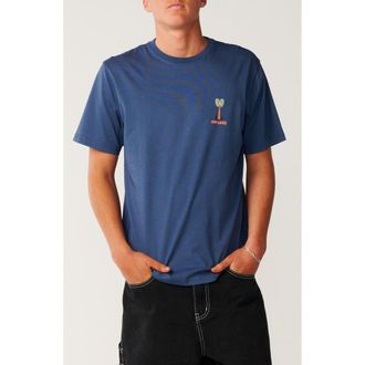 Rip Curl Pacific Rinse Cotton Graphic T-Shirt in Light Navy at Nordstrom, Size Xx-Large