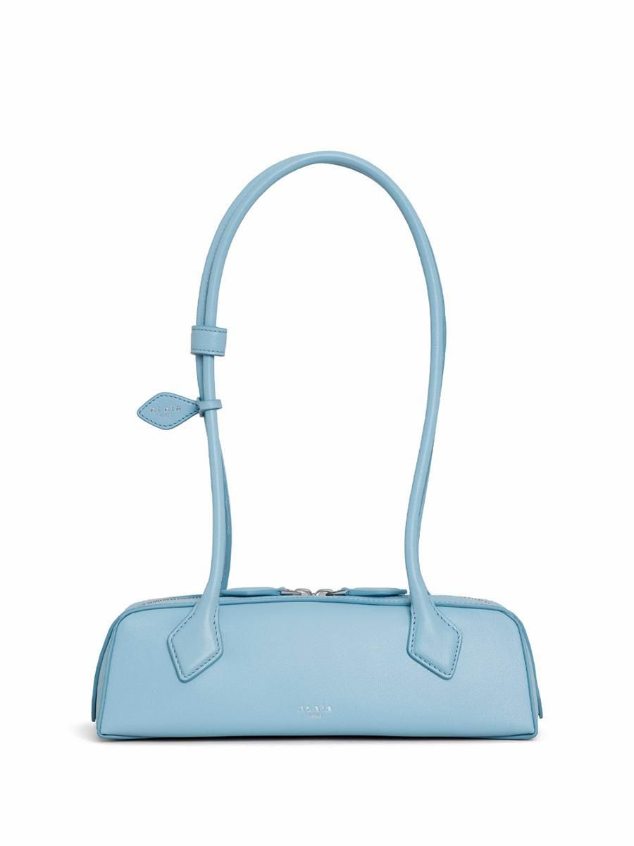 SALE【Alaia】ミディアム ル テッケル ジップ ショルダーバッグ ALAÏA LE TECKEL MEDIUM BAG IN CANVAS | ALAÏA TR