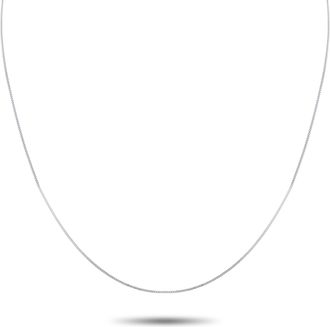 Luxury Bazaar Platinum Chain Necklace MF34-041426