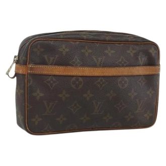 Louis Vuitton Pre-owned Clutches, female, Brown, Size: ONE SIZE Pre-owned Vintage Clutch Bag