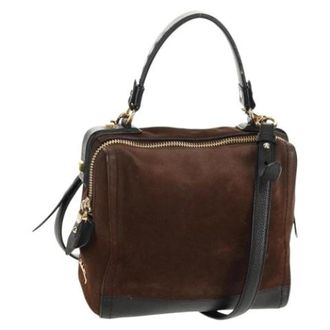 Ferragamo Pre-owned Handbags, female, Brown, Size: ONE SIZE Pre-owned Handbag