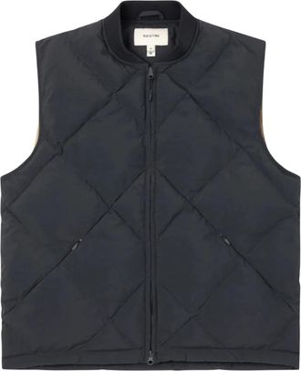 Kestin Linton Vest - Heren - Bodywarmers - Zwart - L - Leer - Jassen