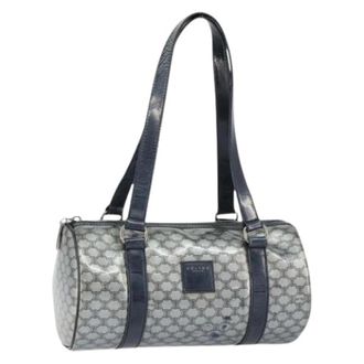 Celine Pre-owned Schoudertas - Dames - Vintage Schoudertas - Grijs - ONE Size - Leer - Vintage
