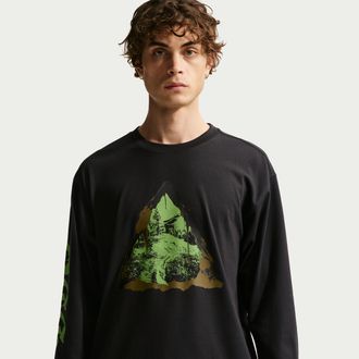 Nike Mens Nike ACG Dri-FIT Long-Sleeve T-Shirt in Black | IH1302-010