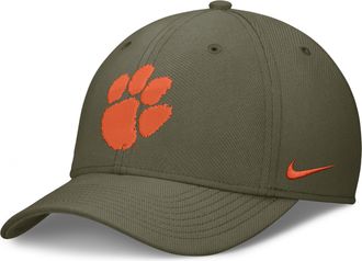 Nike Clemson Primetime Nike Mens Dri-FIT College Hat in Brown | NC302DHCLN-U78