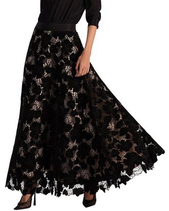 Alice & Olivia Alice + Olivia Lorena Drop Waist Skirt