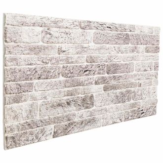 vidaXL Paneles De Pared 10 Pcs Gris Claro Y Blanco. 100 X 50 Cm Vidaxl