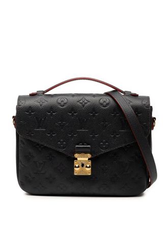 Louis Vuitton 2019 Monogram Empreinte Pochette Metis satchel - Blu