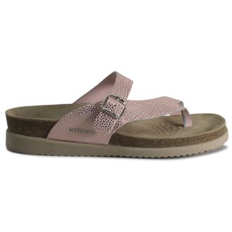 Mephisto Mephisto Helen Leather Womens Hook and Loop Sandals - Nude - Size:UK 6.5