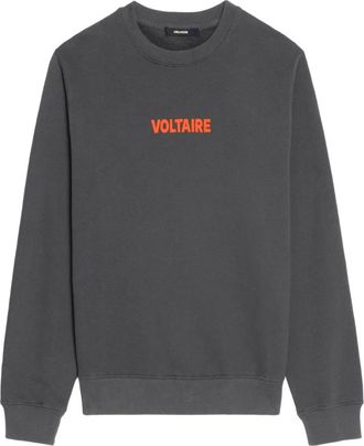 Zadig&Voltaire Aime sweater met ronde hals - Grijs