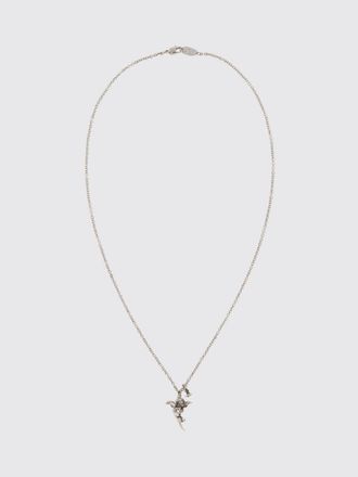 Vivienne Westwood Collana in ottone con pendente logo Orb regolabile