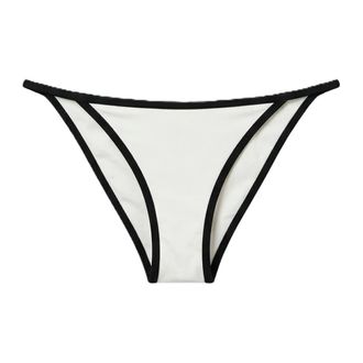 MC2 Saint Barth Zephire String Cheeckiest Briefs - Dames - Bikinis - Wit - L - Katoen - Badmode