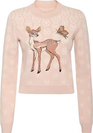 Philipp Plein Trui Ronde Hals Ls Monogram