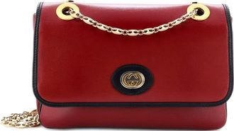 Gucci Marina Chain Flap Bag Leather Small crossbody bag - Rood