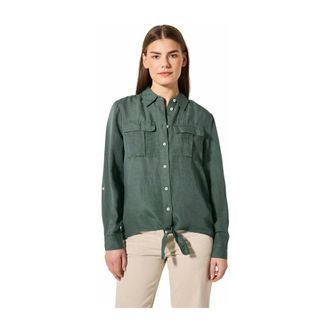 Cecil Blouse met Knoop - Dames - Blouses & Shirts - Groen - Maat: L