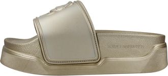 Karl Lagerfeld Schoenen, Dames, Geel, 40 EU, Slippers