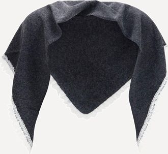 Ganni Openwork wool Cape Female UNI