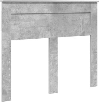 vidaXL Cabecero Gris Concreto 135 Cm Madera Contrachapada Vidaxl