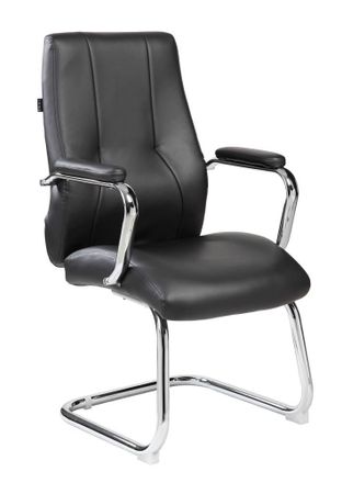 Serena Serena - Silla De Oficina Townsville, Sillas De Sala De Espera Con Reposabrazos, Silla De Sala De Espera Ergon&oacute;mica, Cm 61x58h101, Negro