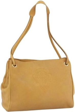 Gucci Pre-owned Shoulder Bags, female, Beige, Size: ONE SIZE Pre-owned Vintage Tote Bag