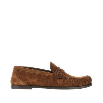 Saint Laurent Leather loafers with Cassandre logo Man 43