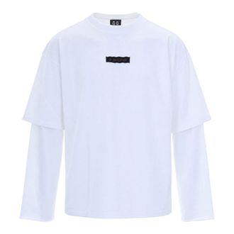 44 Label Group Felpa girocollo - - Tops - Uomo - Bianco - L