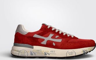 Premiata Sneakers Mick in camoscio used e mesh