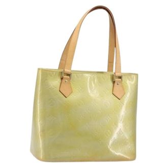 Louis Vuitton Pre-owned Tote Bags, female, Green, Size: ONE SIZE Pre-owned Vintage Patent Leather Hand Bag