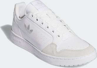 adidas Sneaker ADIDAS ORIGINALS NY 90, Herren, Gr. 37, weiss (cloud wei&szlig;, cloud wei&szlig;, grau one), Leder, Synthetik, Schuhe Sneaker