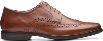Clarks Howard Wing in Brown Leather