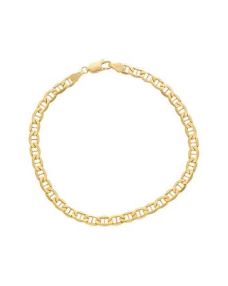 Italian Gold, Inc 10K 4.7 Mm Semi-Solid Mariner Link Bracelet