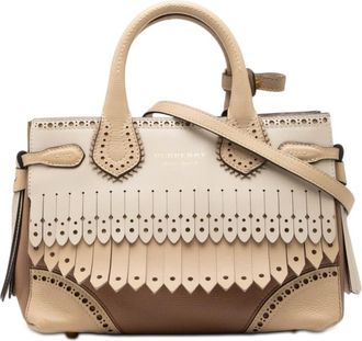 Burberry Pre-owned Burberry Small Leather Brogue Banner Satchel Ladies HXGWUA59O3VWKMLI